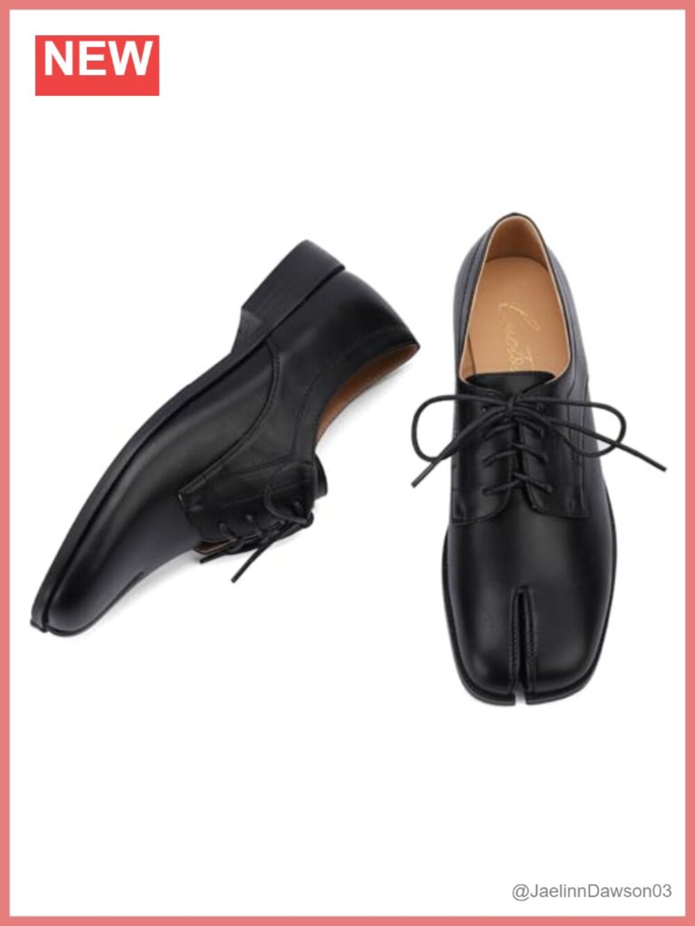 Women's Faux Leather Oxfords Lace-Up Split Toe Derby Shoes Block Heel